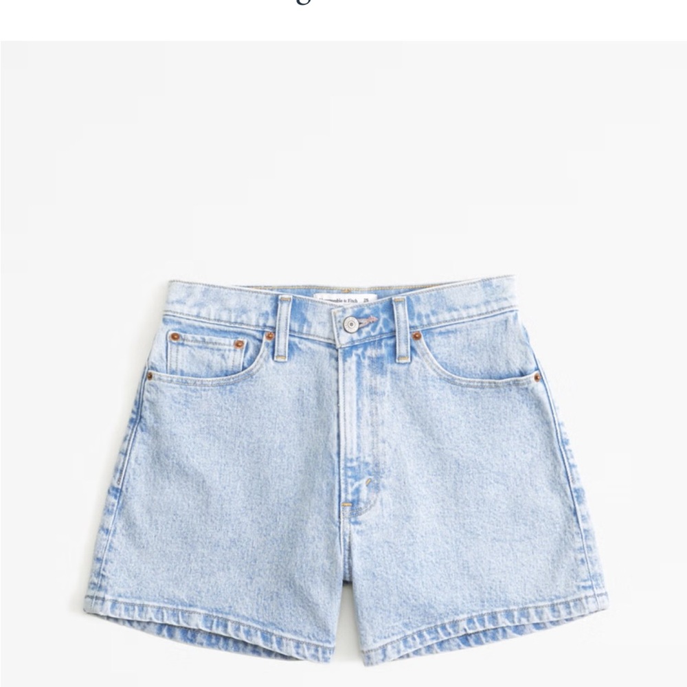 Abercrombie Light Wash Denim Shorts